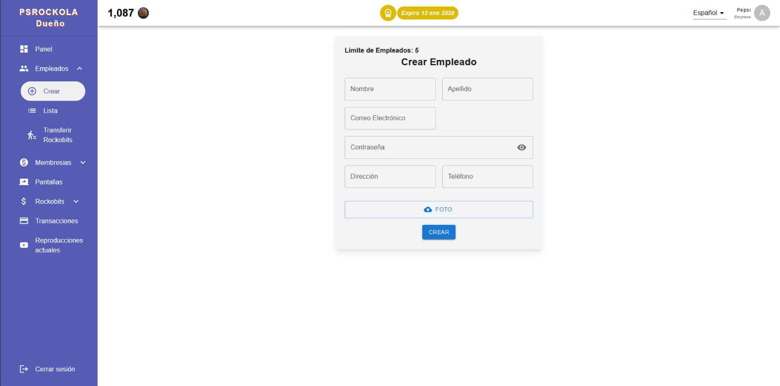 Imagen de gestión de empleados