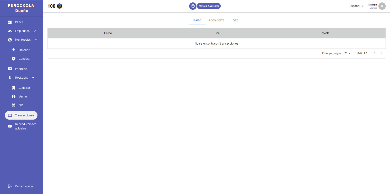 Imagen de gestión de transacciones